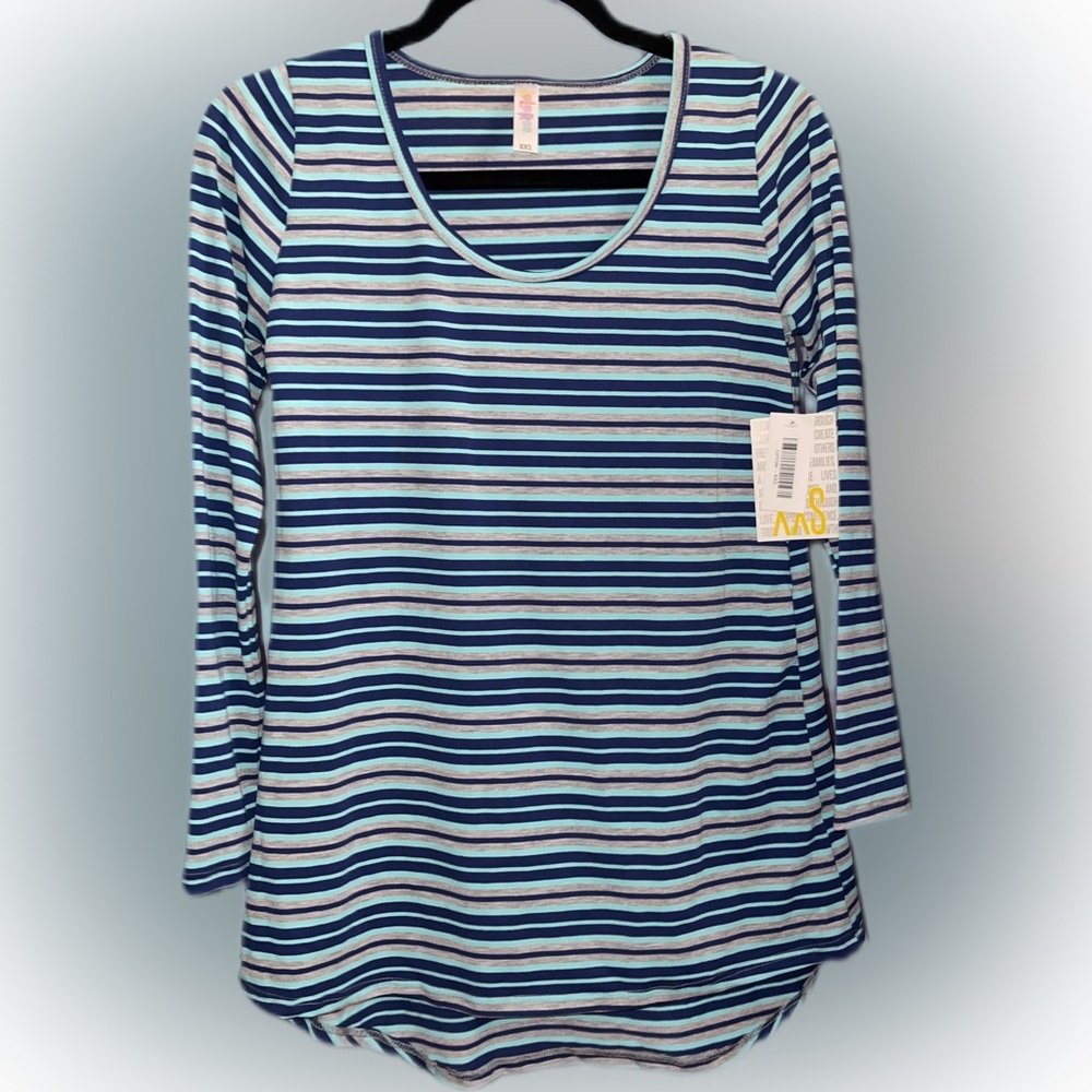 LuLaRoe Lynnae Long Sleeve Top Size XXS